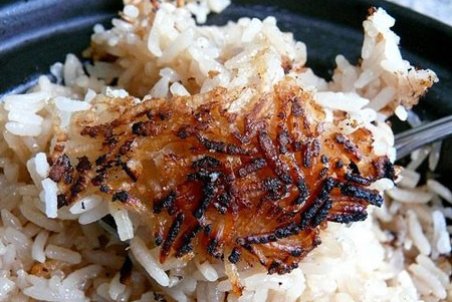 از بین بردن بوی سوختگی از برنج