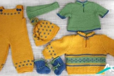 مدل لباس بافتنی مناسب برای نوزاد