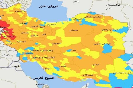 بهبود وضعیت رنگ بندی کرونایی در سمنان