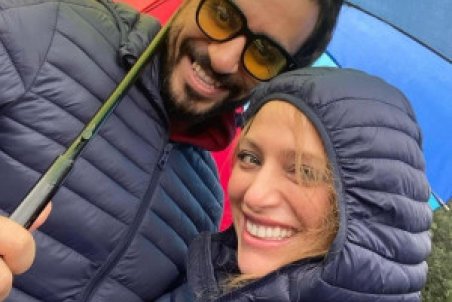 اولین جشن تولد نگین معتضدی در کنار همسرش