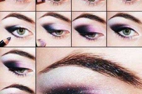 آموزش تصویری آرایش چشم