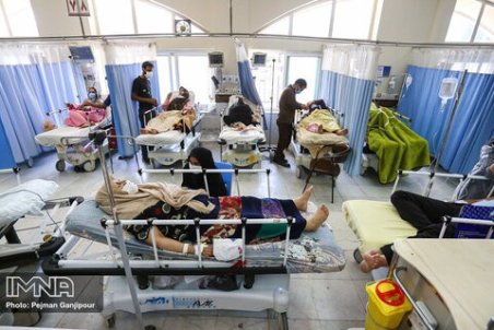 بستری شدن ۳۱۳ نفر و مرگ ۱۰ بیمار طی روز گذشته در فارس