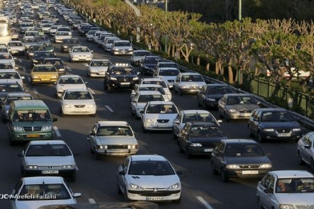 ترافیک سنگین در مسیر جنوب به شمال خیابان نواب