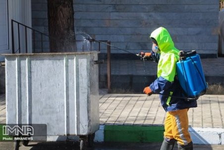 شست و شوی مکانیزه و گندزدایی بیش از ۴۵ هزار سطل زباله در سمنان
