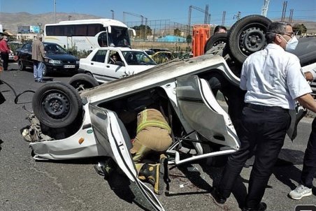 واژگونی خودرو در سیستان و بلوچستان ۶ کشته و ۲۸ مجروح در پی داشت