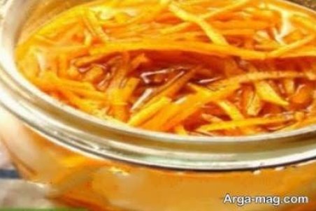 طرز تهیه ترشی پوست پرتقال