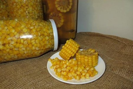 طرز تهیه کنسرو ذرت