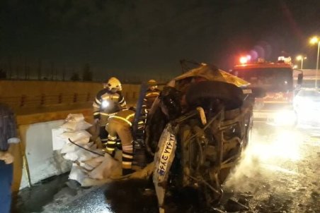 تصادف مرگبار خودروها در نوشهر