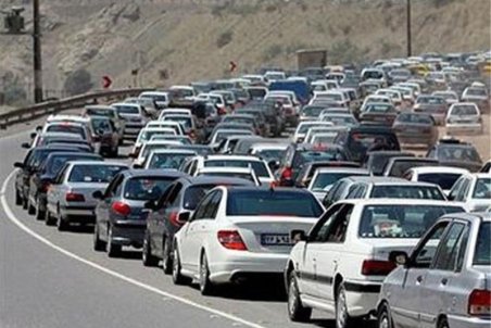 ترافیک در محورهای استان البرز سنگین شد