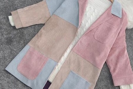 جدیدترین نمونه های مدل مانتو پاییزه مخمل 1401