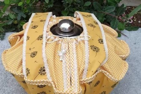 آموزش دوخت کاور قابلمه به صورت تصویری