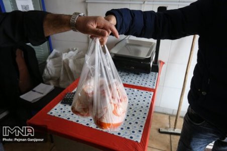 مرغ در ترازوی گرانی