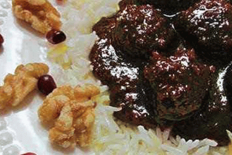 روش تهیه کوفته فسنجان + فیلم