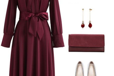 مدل پیراهن بلند پوشیده