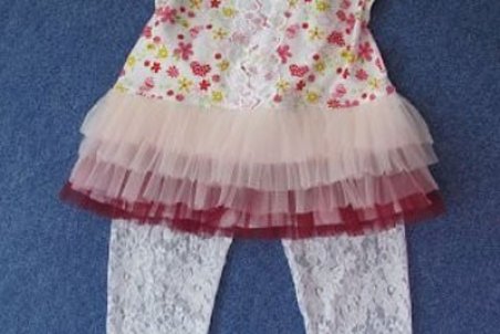 دوخت پیراهن با بلوز دخترانه