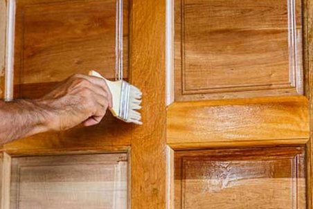 آموزش رنگ کردن درب خانه + فیلم