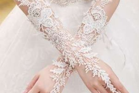 مدل دستکش گیپوری و بدون انگشت عروس + تصاویر