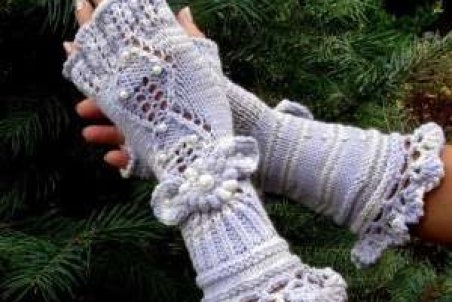 شیک ترین مدلهای دستکش بدون انگشت بافت