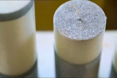 آموزش تزئین شمع‌های قالبی + فیلم