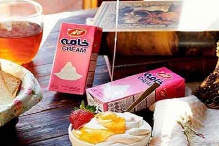 قیمت انواع خامه در بازار+جدول