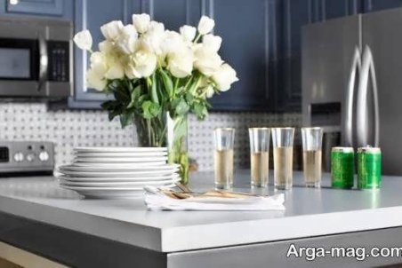 تزیین روی اپن آشپزخانه عروس