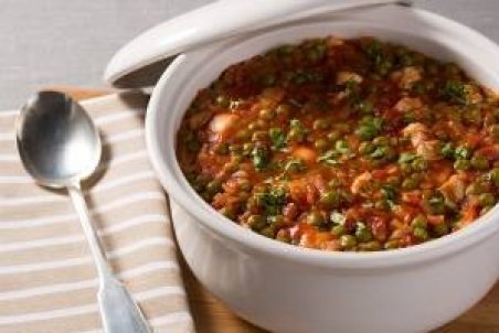 طرز تهیه “خورش نخود فرنگی”