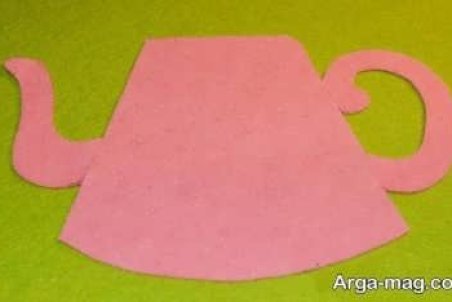 دوخت روکش قوری با پارچه نمدی