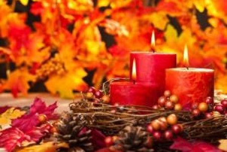 ایده شمع آرایی و تزیین شمع به سبک پاییزی