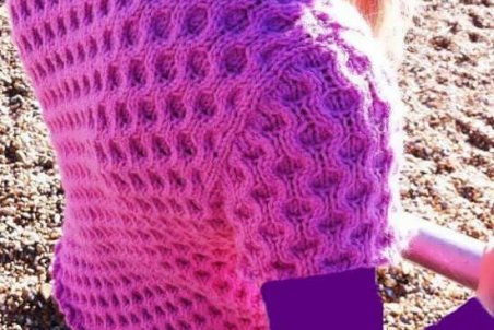 آموزش تصویری بافت لانه زنبوری