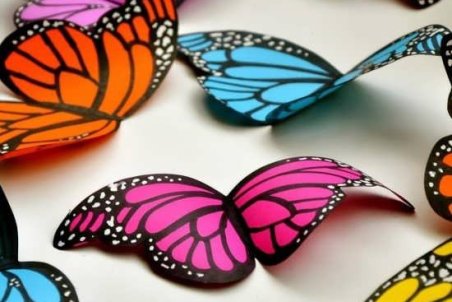 ساخت کاردستی پروانه