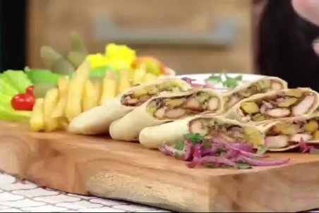 طرز تهیه شاورما + فیلم