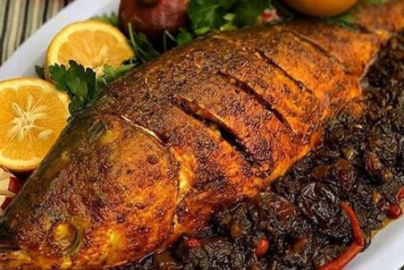 طرز تهیه ماهی شکم پر + فیلم