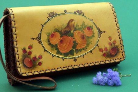 آموزش نقاشی روی چرم + فیلم