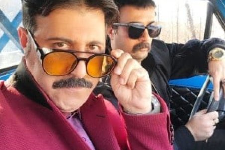 عکسی خاطره انگیز از هومن حاجی عبداللهی در برنامه عروسکی