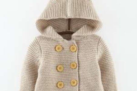 آموزش بافت جلیقه کلاه دار بچه گانه