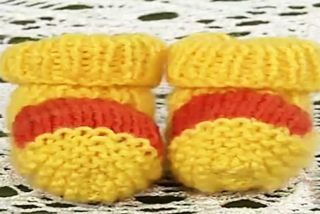 آموزش بافت پاپوش نوزادی + فیلم