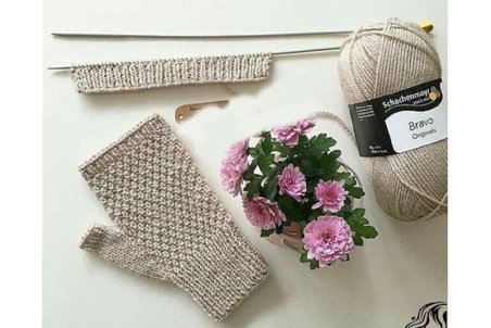 آموزش دستكش تك انگشتی بافتنی + فیلم