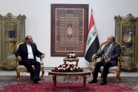 دیدار رستم قاسمی با رئیس جمهور عراق