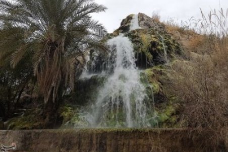 آبشار "تزرج" حاجی‌آباد‌ مورد غفلت مسئولان گردشگری قرار گرفته است + تصویر