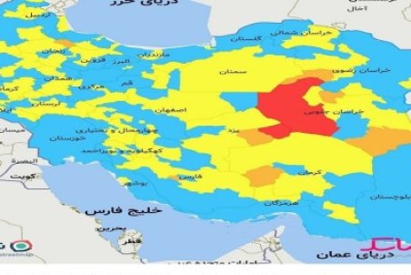 شهرستان بوشهر زرد کرونایی شد