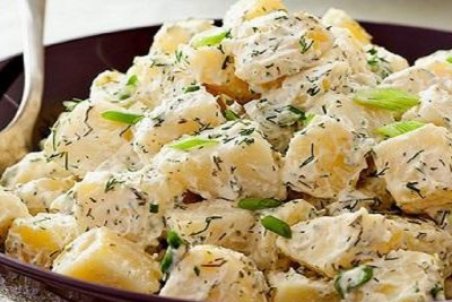 طرز تهیه سالاد سیب زمینی و ارده + فیلم