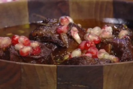 طرز تهیه خورشت انار دون + فیلم