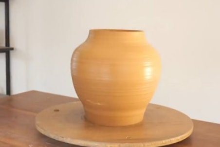 مراحل ساخت گلدان سفالی + فیلم