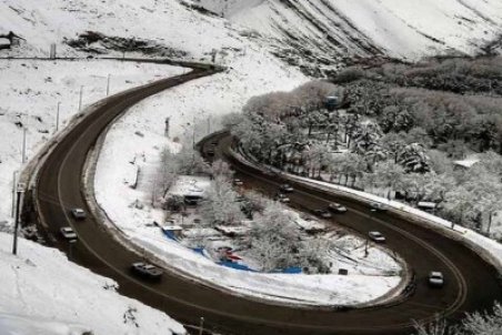 ترافیک سنگین در آزادراه قزوین - کرج