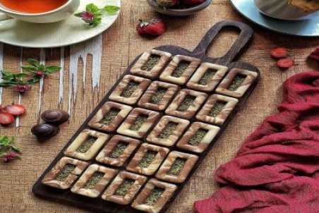 طرز تهیه شکلات به شکل سنگ مرمر + فیلم