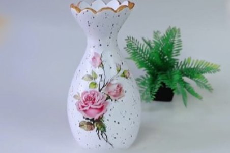 ساخت گلدان با بطری نوشابه + فیلم