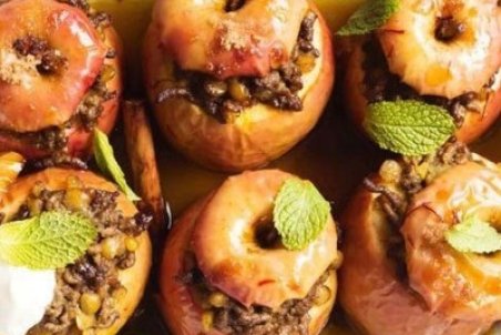 طرز تهیه دلمه سیب درختی + فیلم