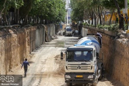 پیشرفت ۴۷ درصدی پارکینگ زیر سطحی خیابان توحید