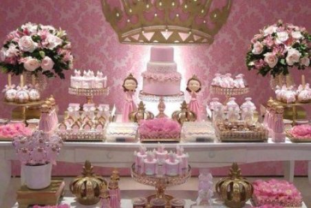 جشن تولد دخترانه با تم تاج مخصوص پرنسس ها + تصاویر