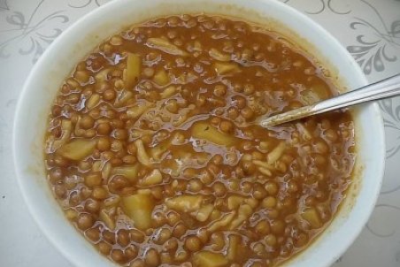 طرز تهیه اشکنه عدس